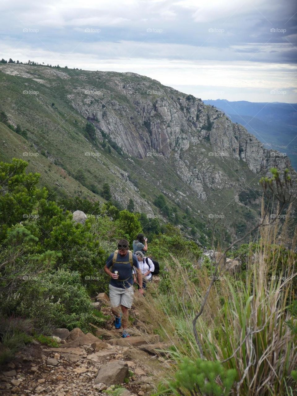 A hike up one of the steepest mountains in Nyanga, Zimbabwe 
