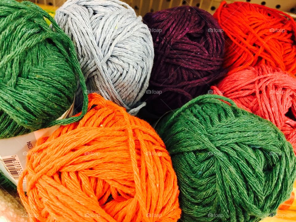 Colorful Crochet thread