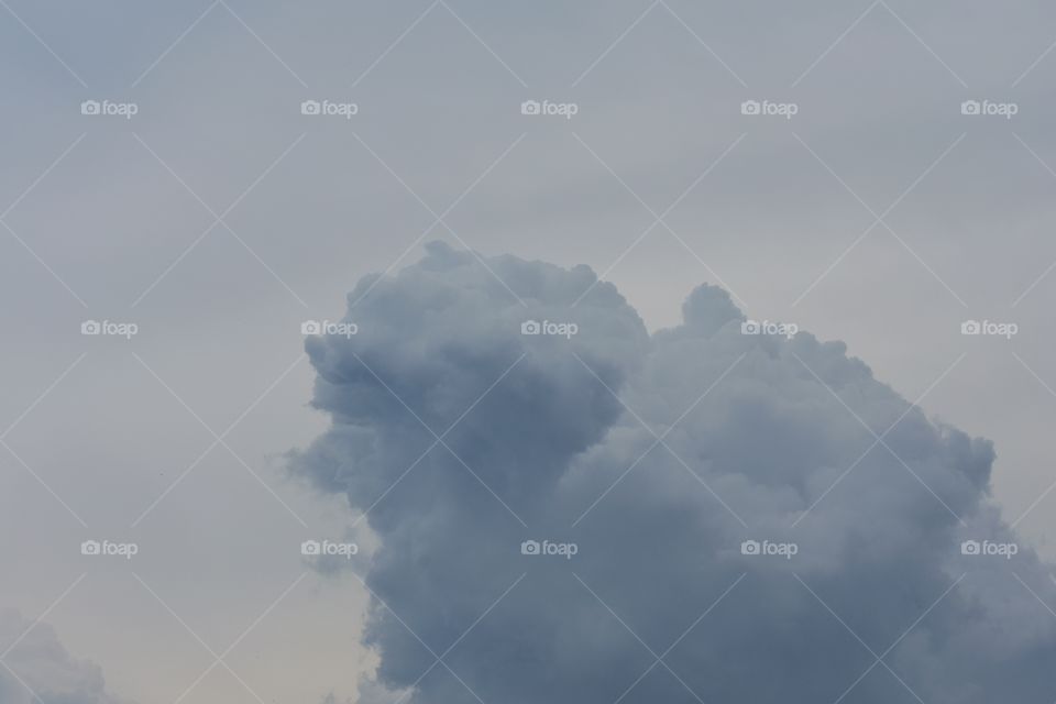 Cloudy sky minimal abstract 