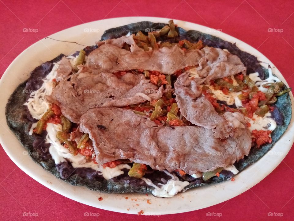 Mexicana food huarache