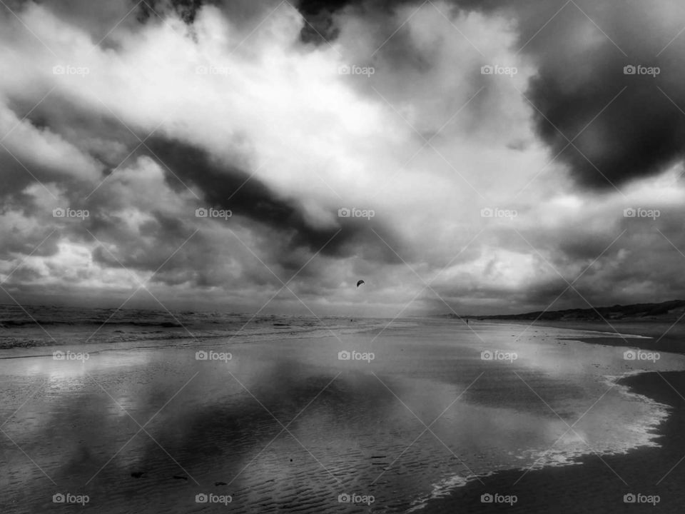 Water, Monochrome, Landscape, Storm, No Person