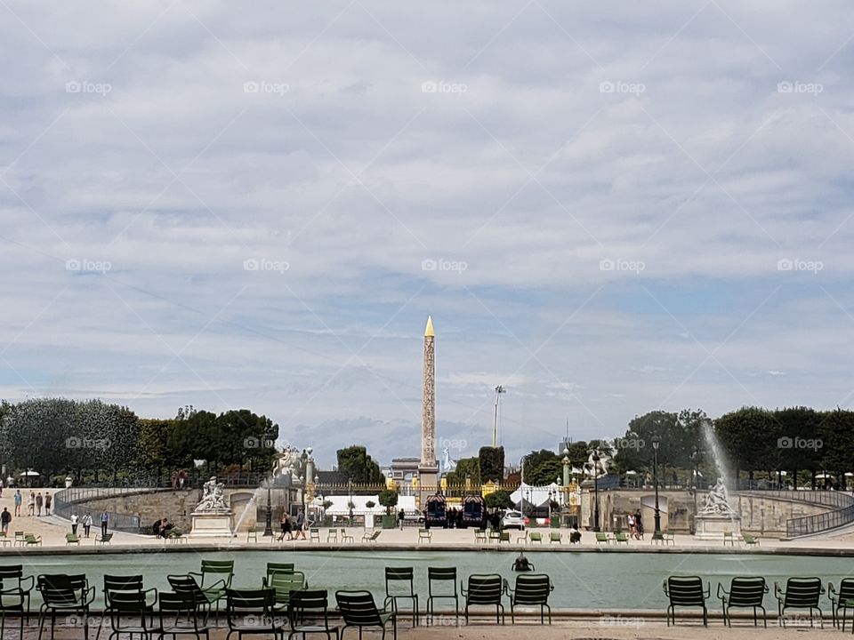 el obelisco, la Fuente y el Tour de Francia
