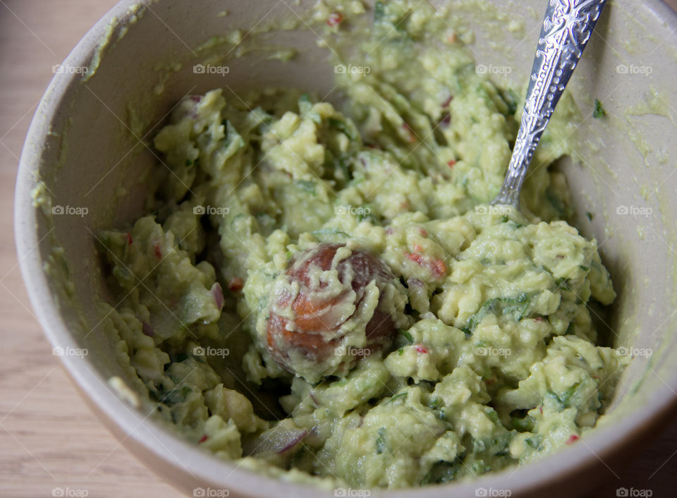 Homemade guacamole 