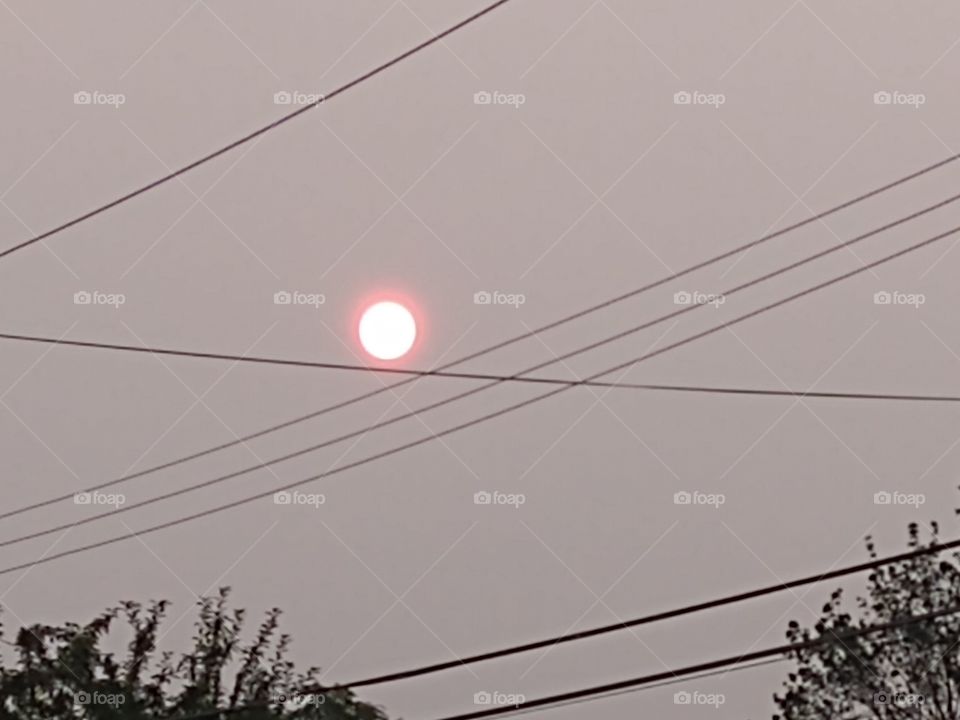 Sunset in New York City