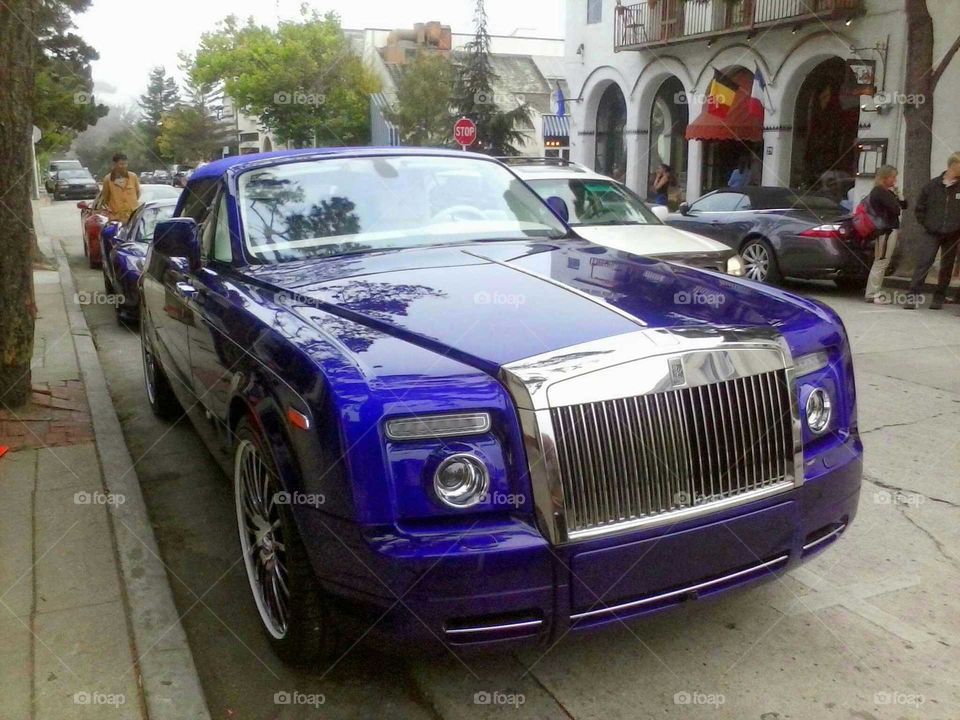 Purple Rolls-Royce