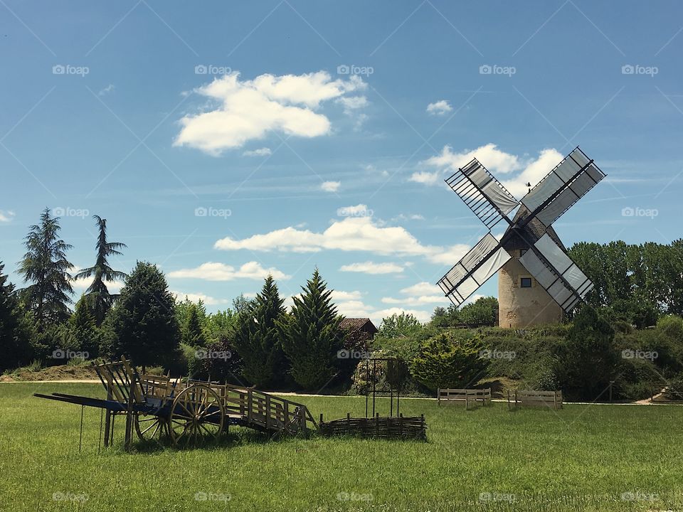 Windmill, France 