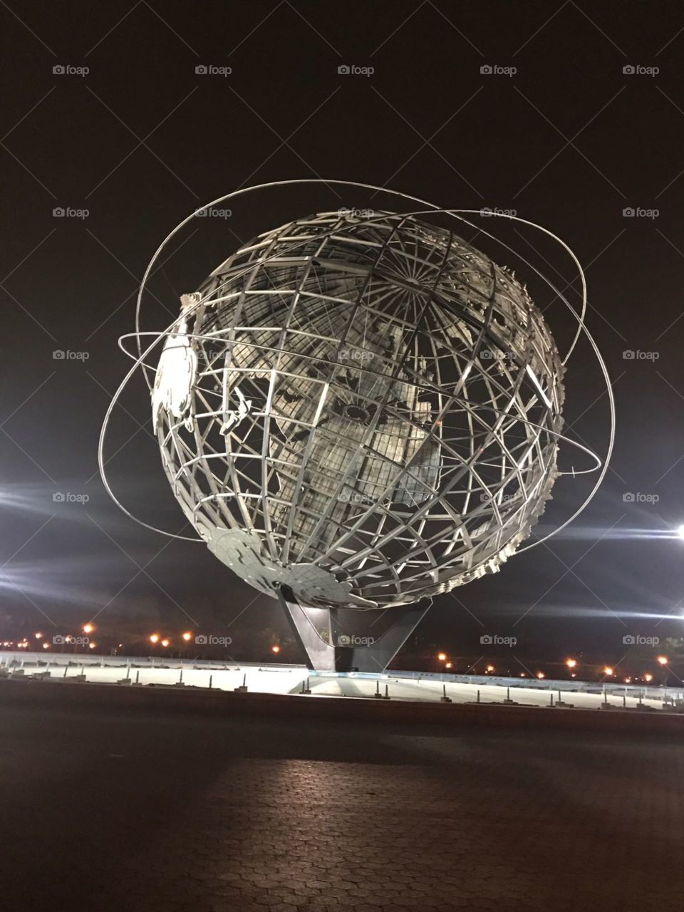 Unisphere at Flushing Meadows Corona park in Queens, New York.