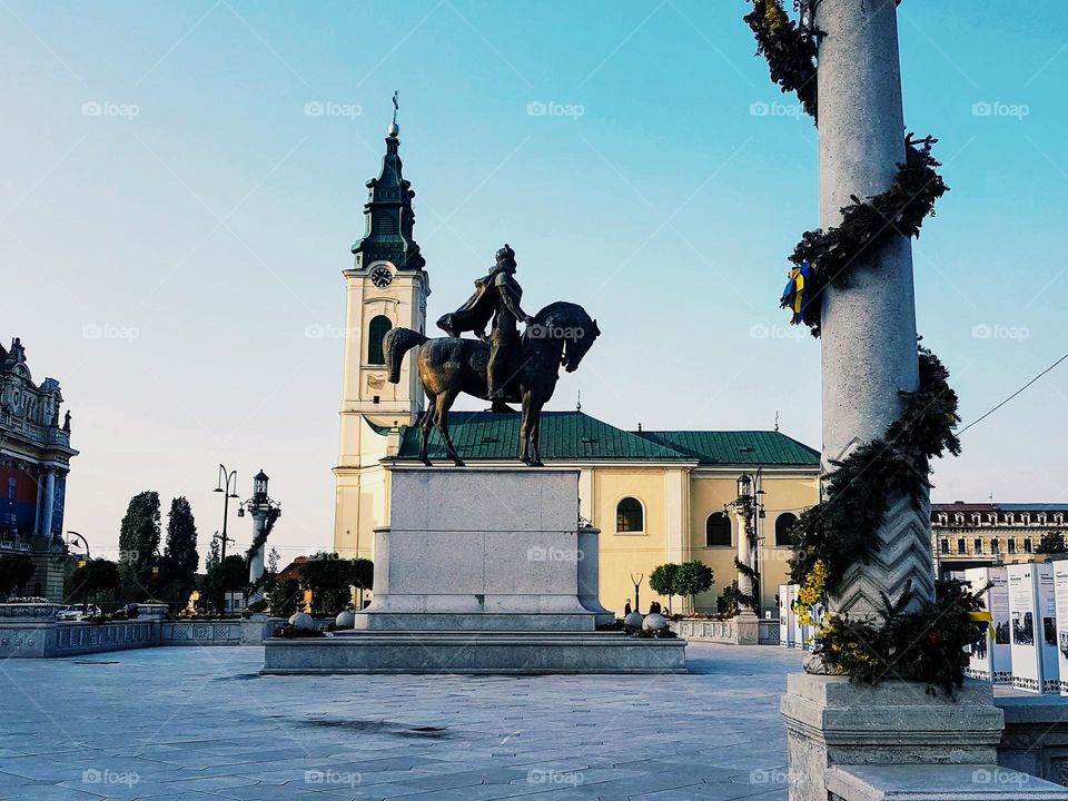 the center of the city of Oradea