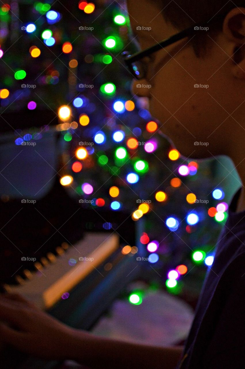 Christmas piano