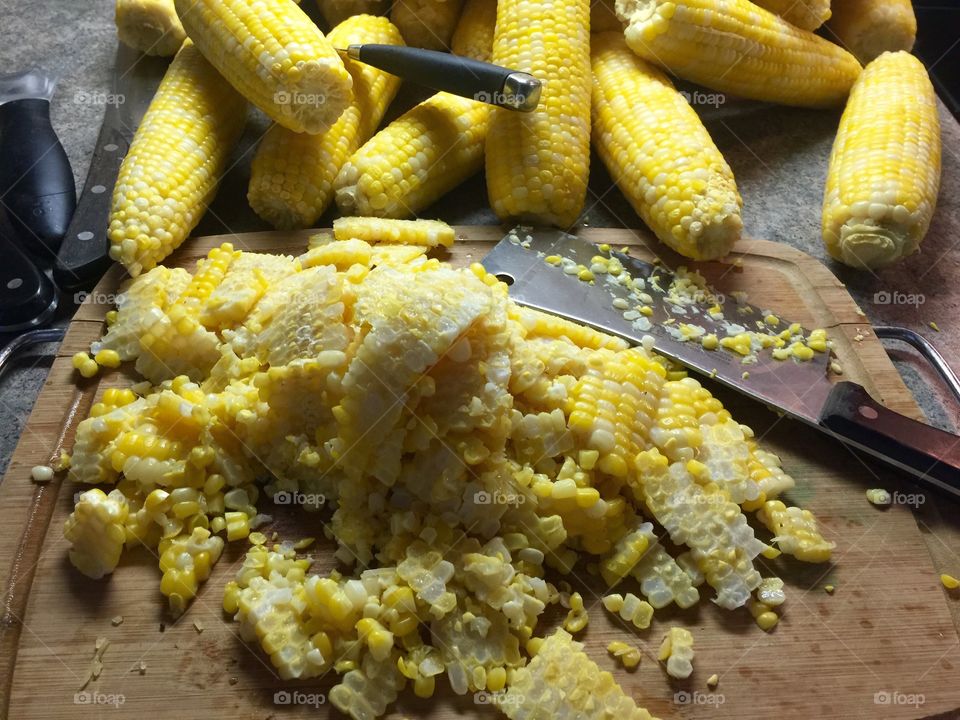 Corn For The  Freezer