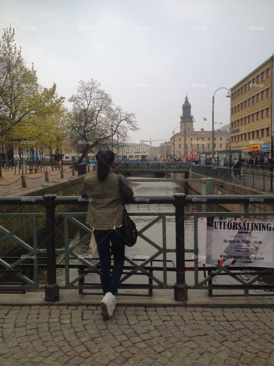 City Canal, girl in the foreground 