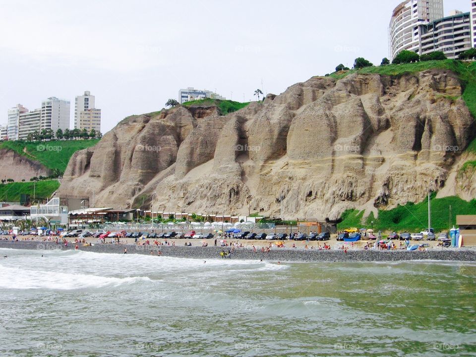 Peru. Lima from the Sea