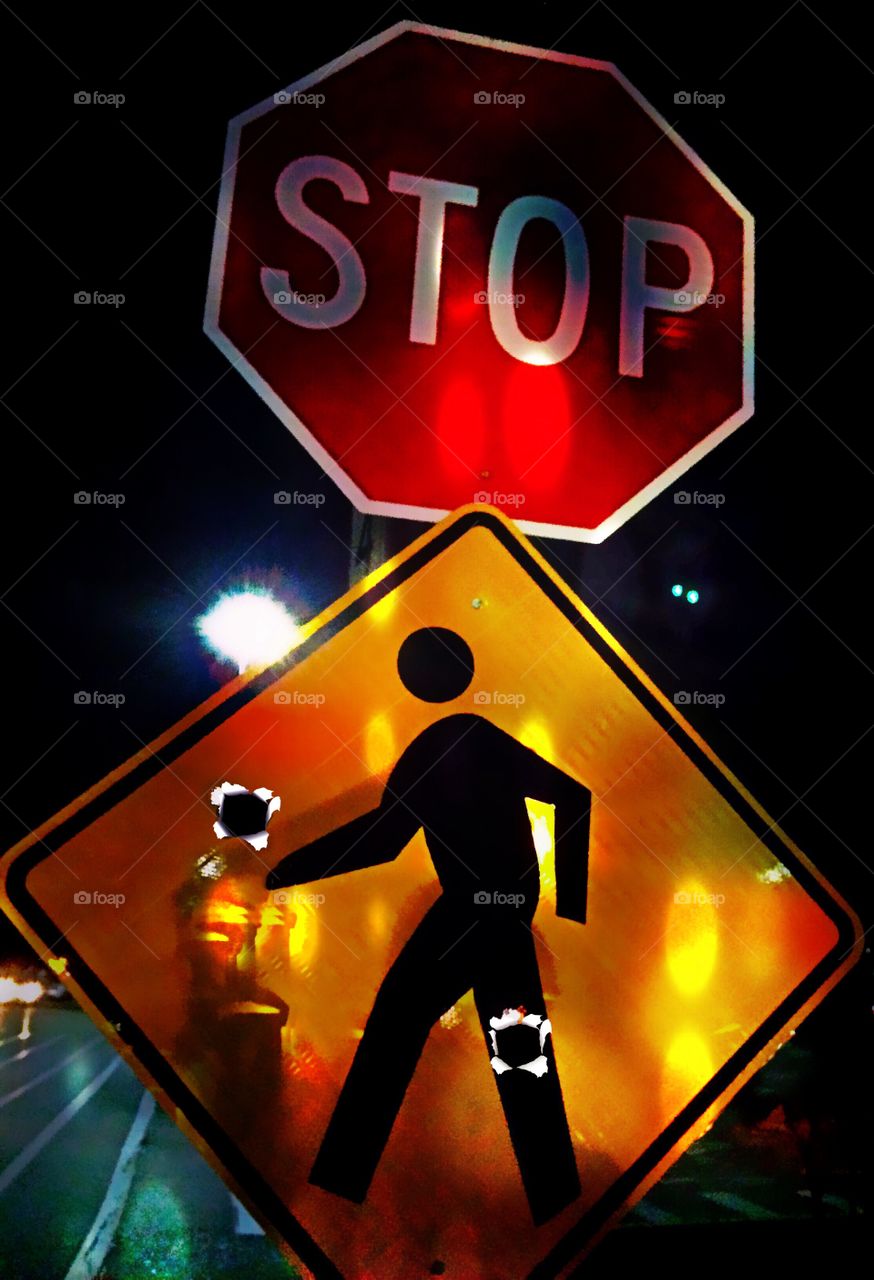 Weird Stop Sign
