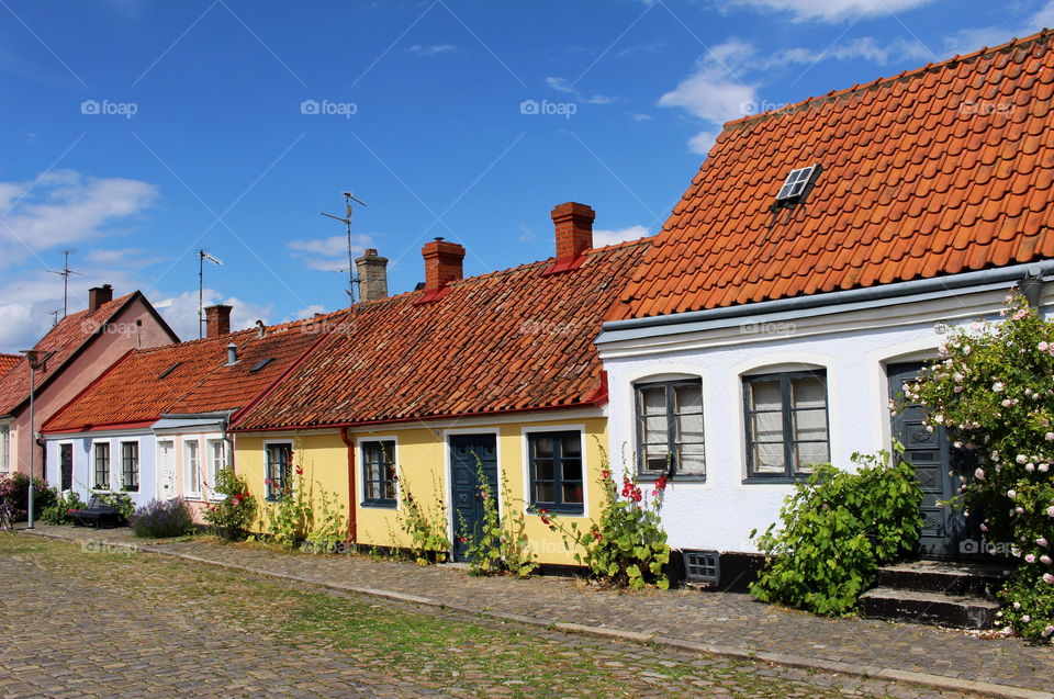 Street in Simrishamn.