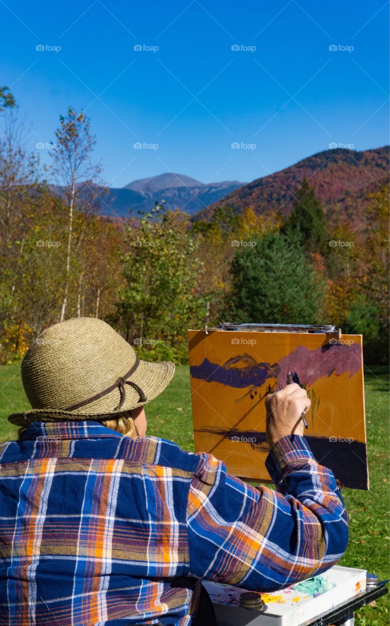 Plein Air Artist in New Hampshire