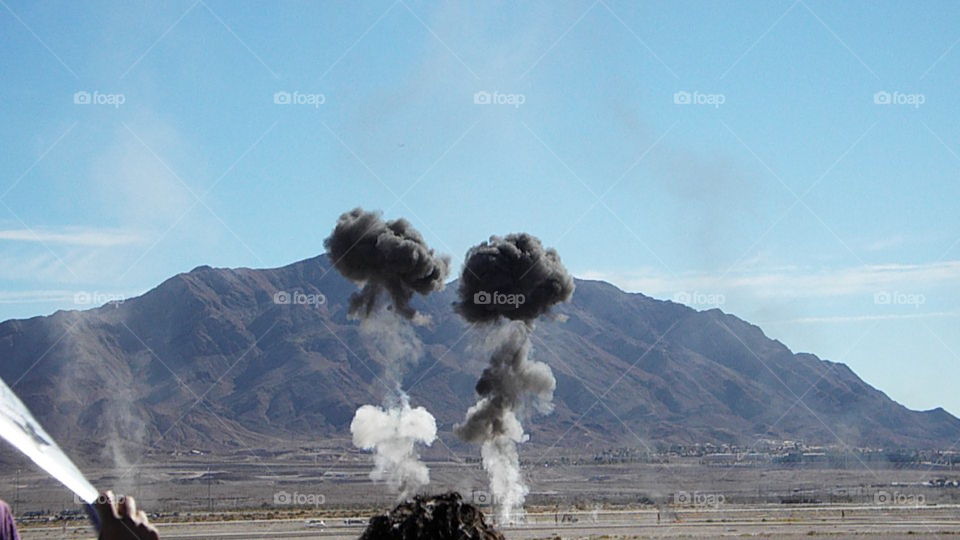 NAFB Bomber - explosion 