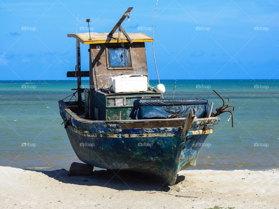 Old fishing boat