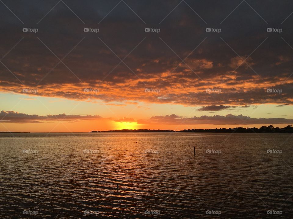 Sunset, Dawn, Water, Sun, Dusk