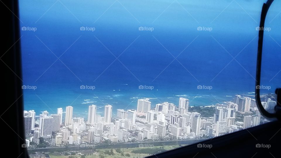 Waikiki by air