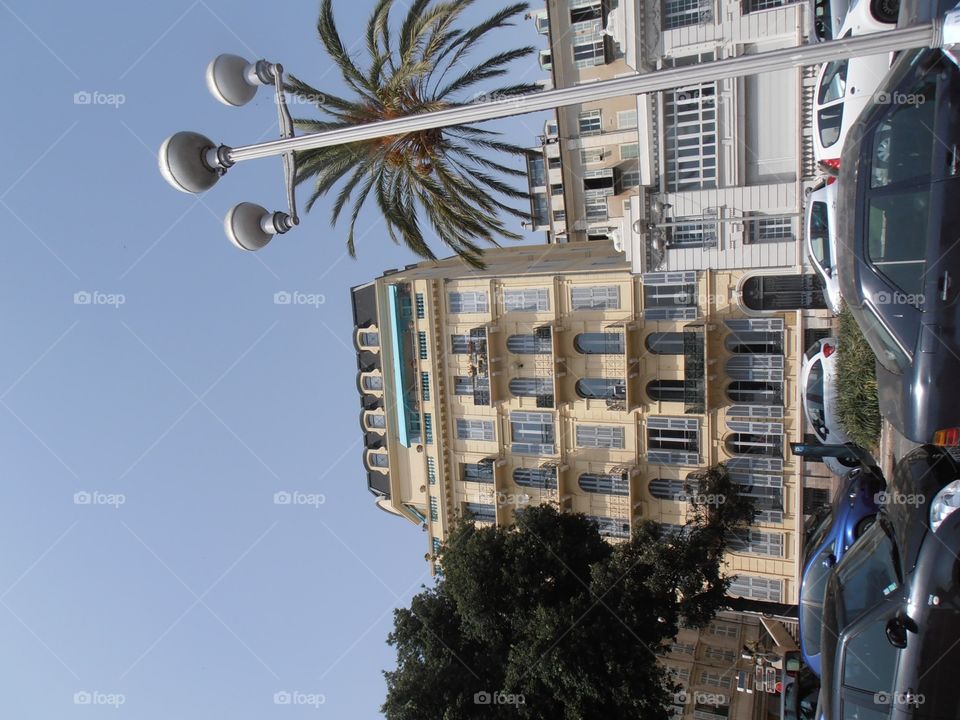 A old and beautiful building in Cannes 