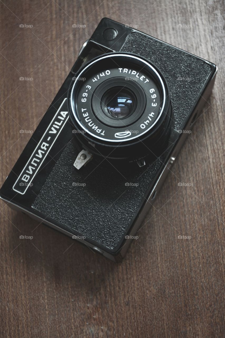 analog camera made in Soviet union