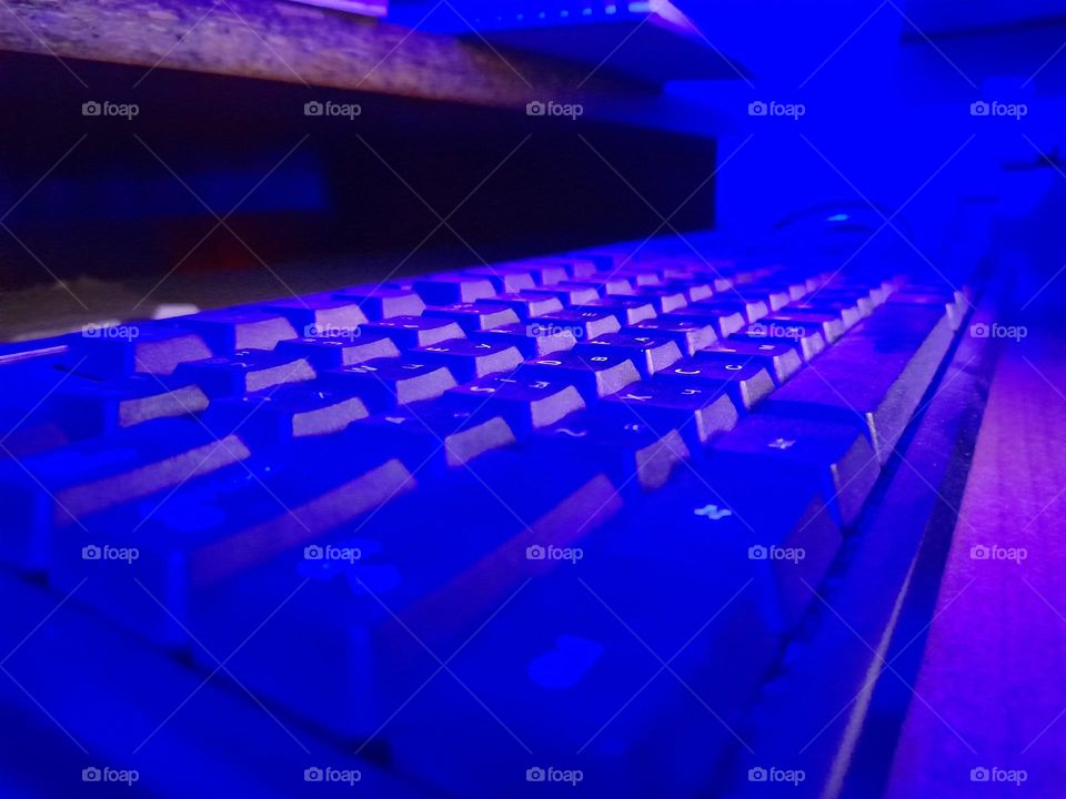 my keyboard near the computer