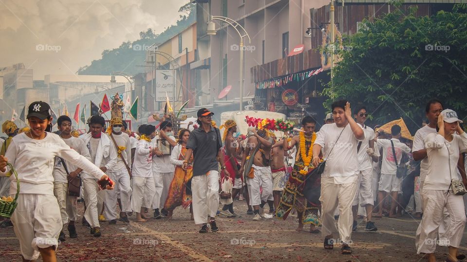 Vegetarian festival in Phuket 