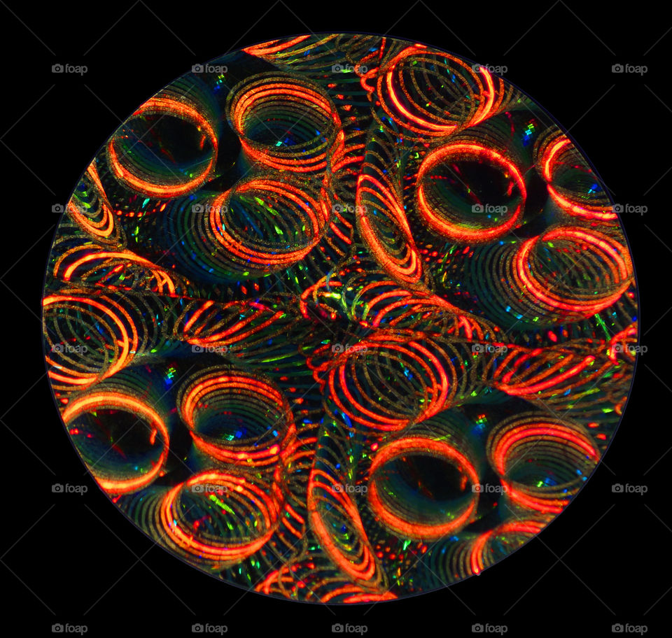 neon circles