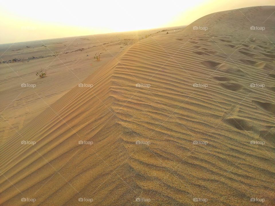 desert hill. this is taken in KSA around the sunset time