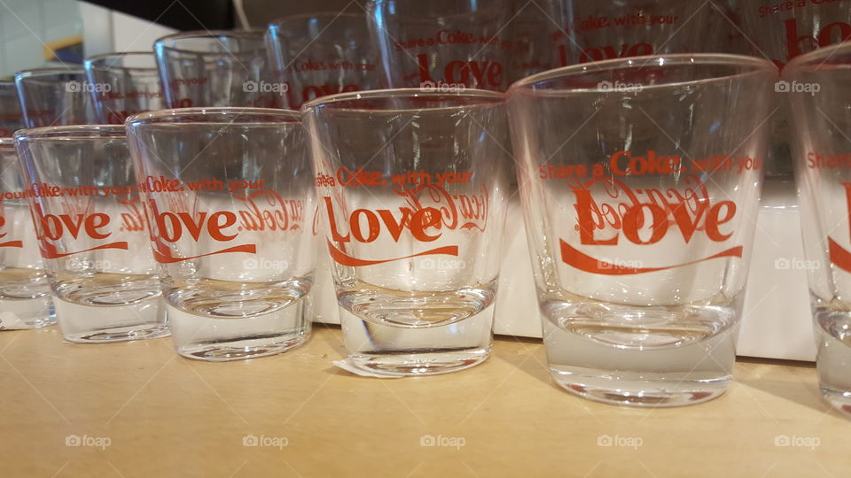 Share a coke with your love glasses