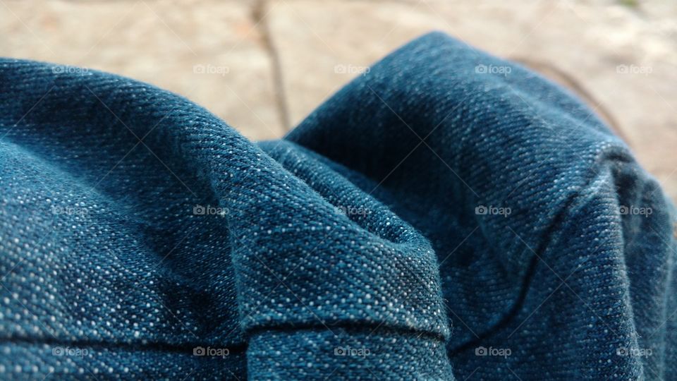 Bom tecido, calça jeans, background.
