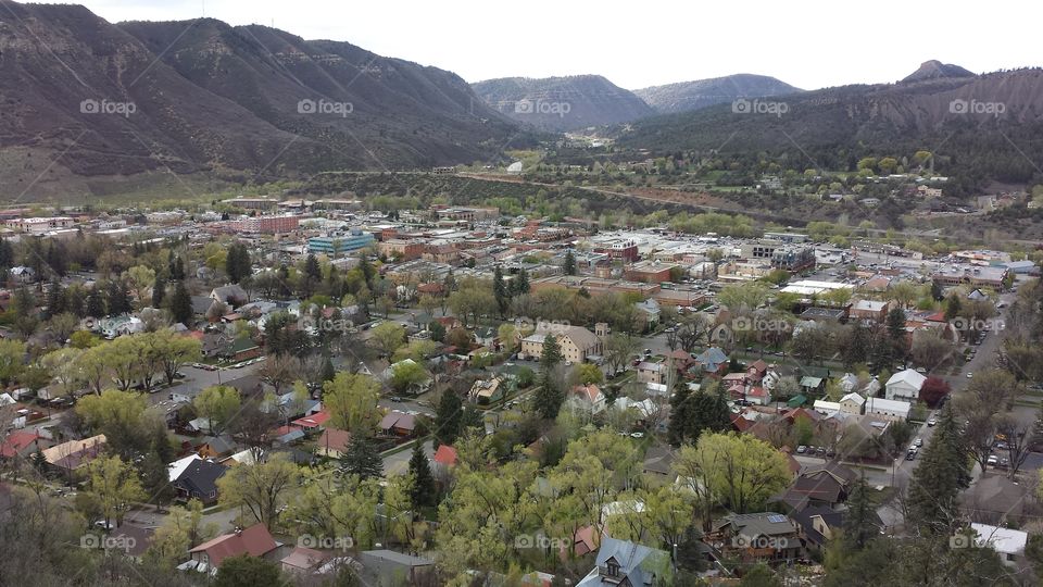 Durango. Durango, Colorado from Fort Lewis College