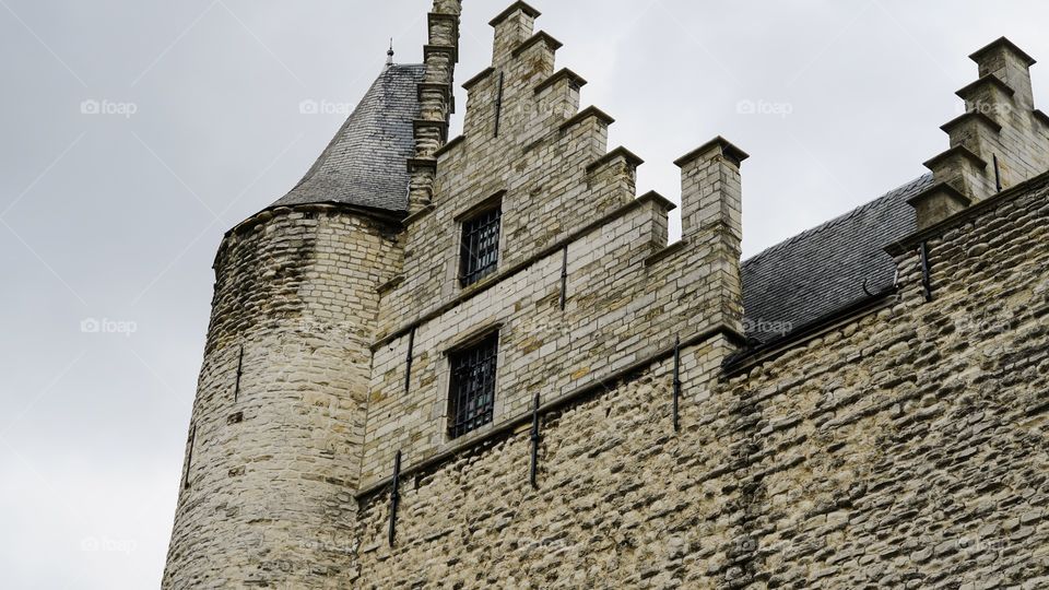 Old castle in Antwerp