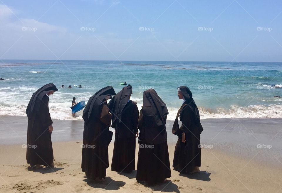Beach nuns