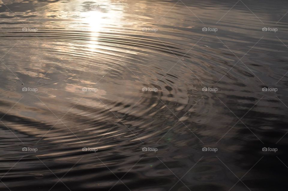Reflection, Water, Sunset, Beach, Sea
