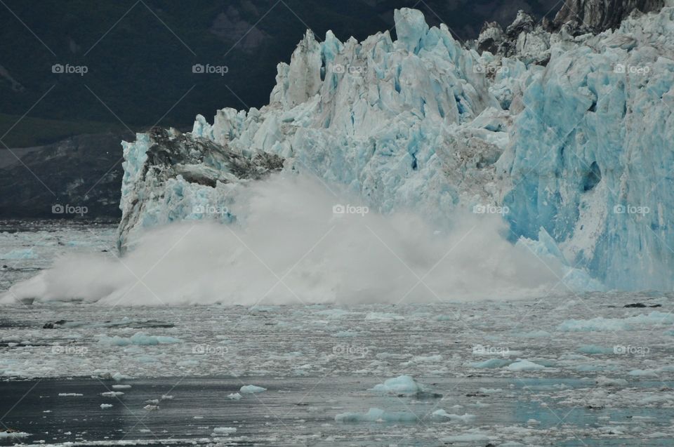 Glacier calving