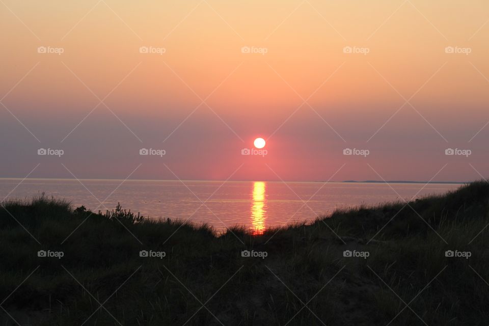 Sunset from distance 