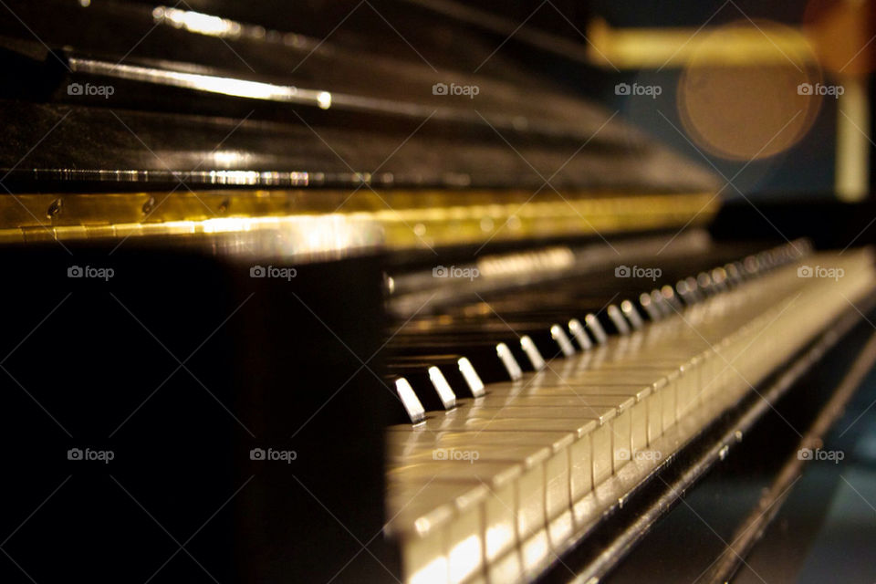 abstract music piano bokeh by boseiaiphotography