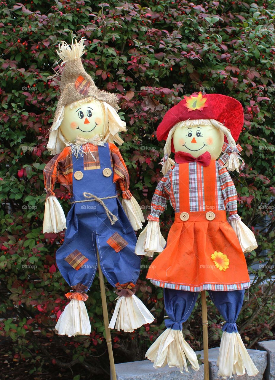 Mr. & Mrs. Scarecrow