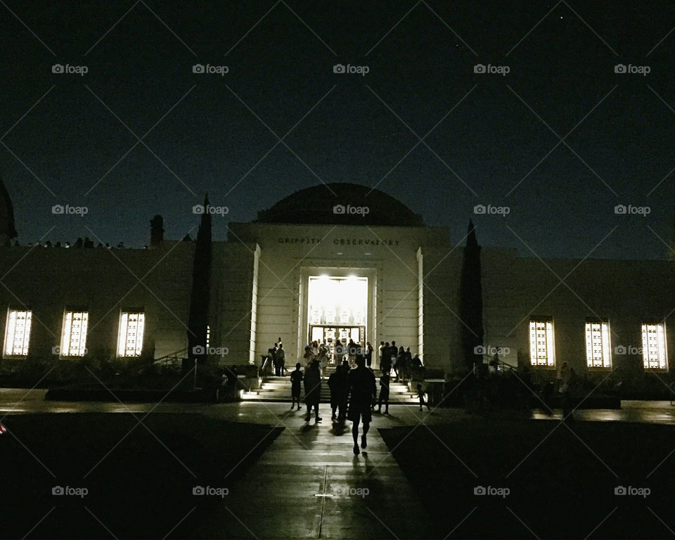 Entrance to Griffith Observatory in Los Angeles