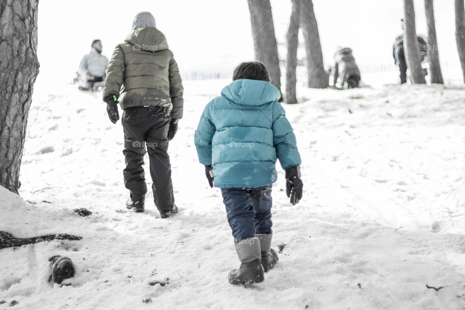 Snow, Winter, Child, People, Cold