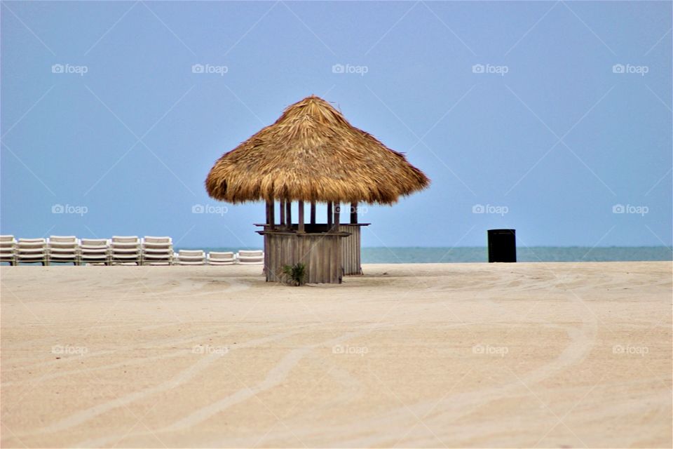 Beach hut