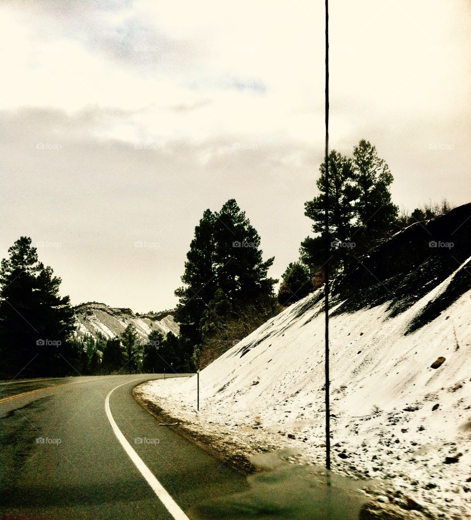 Colorado mountain side