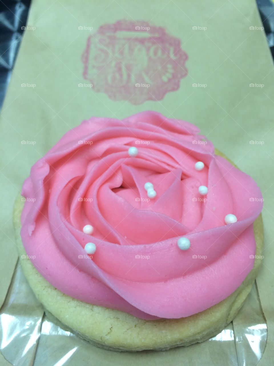 Rose cookie