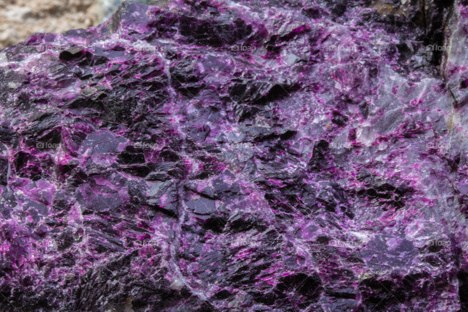 purple rock