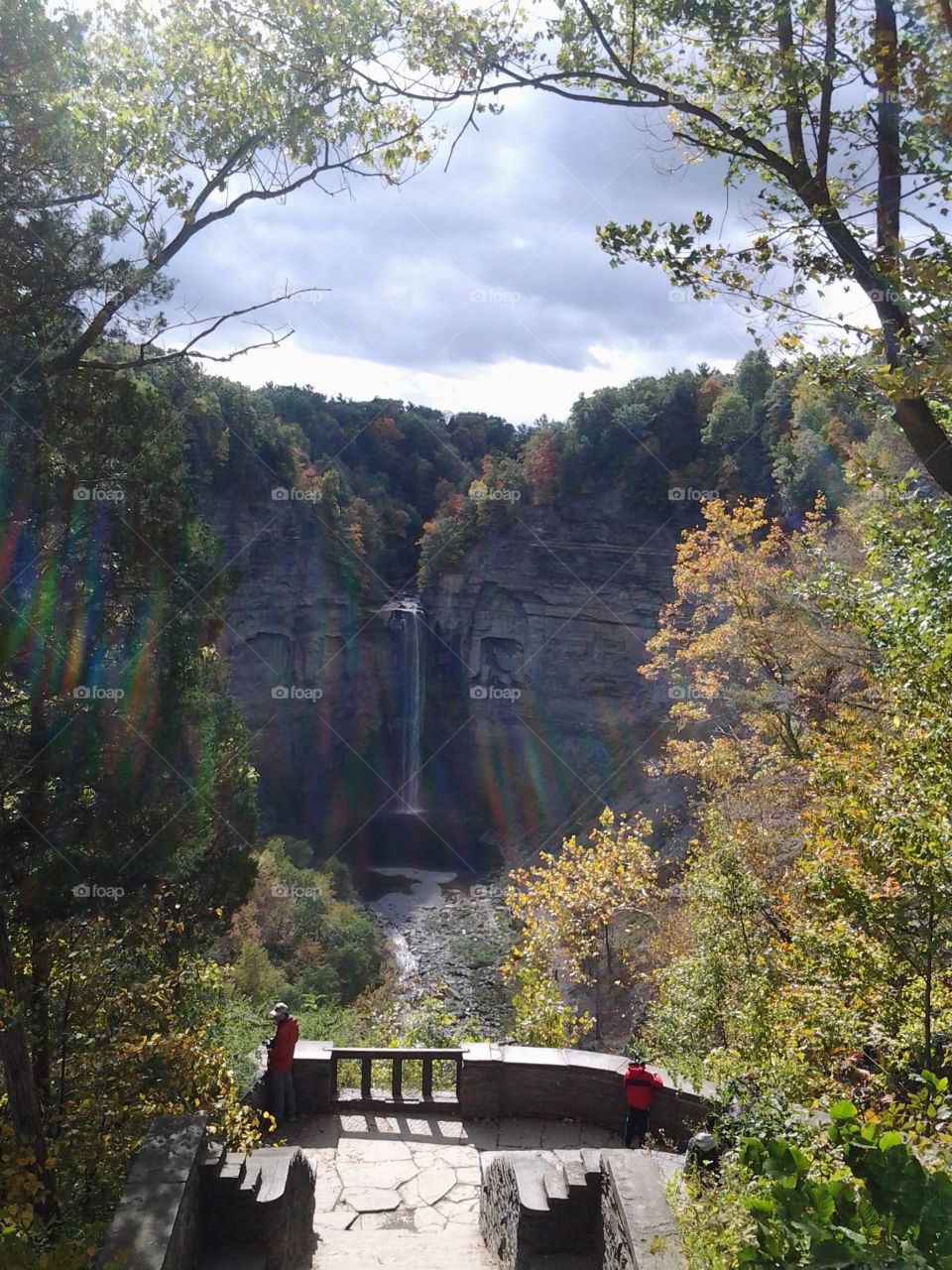 Taughannock Falls, Ithaca, NY. Taken in early autumn.