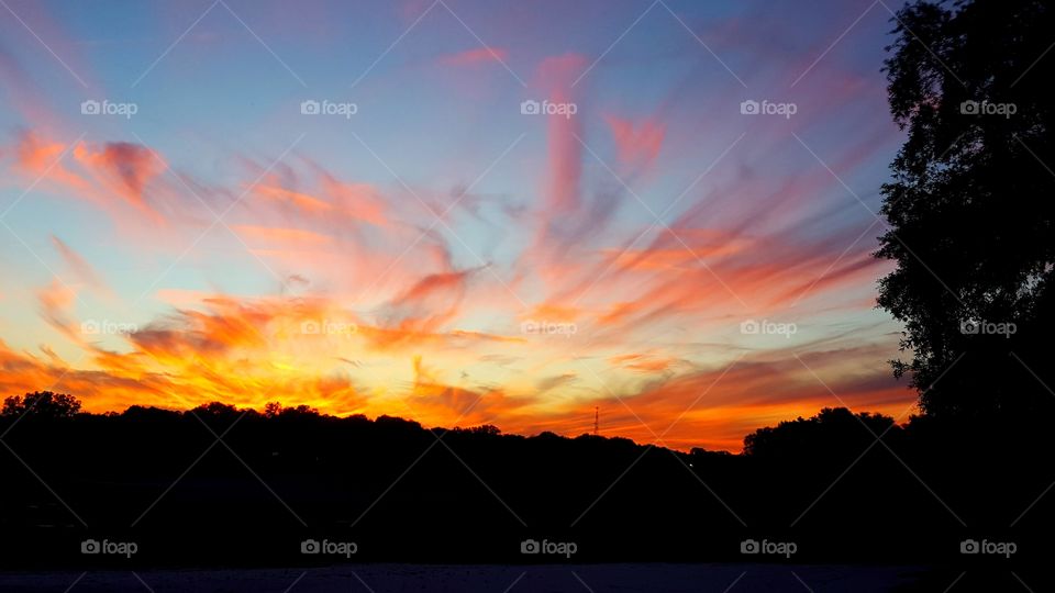 Sunset, Nature, Sky, Sun, Evening