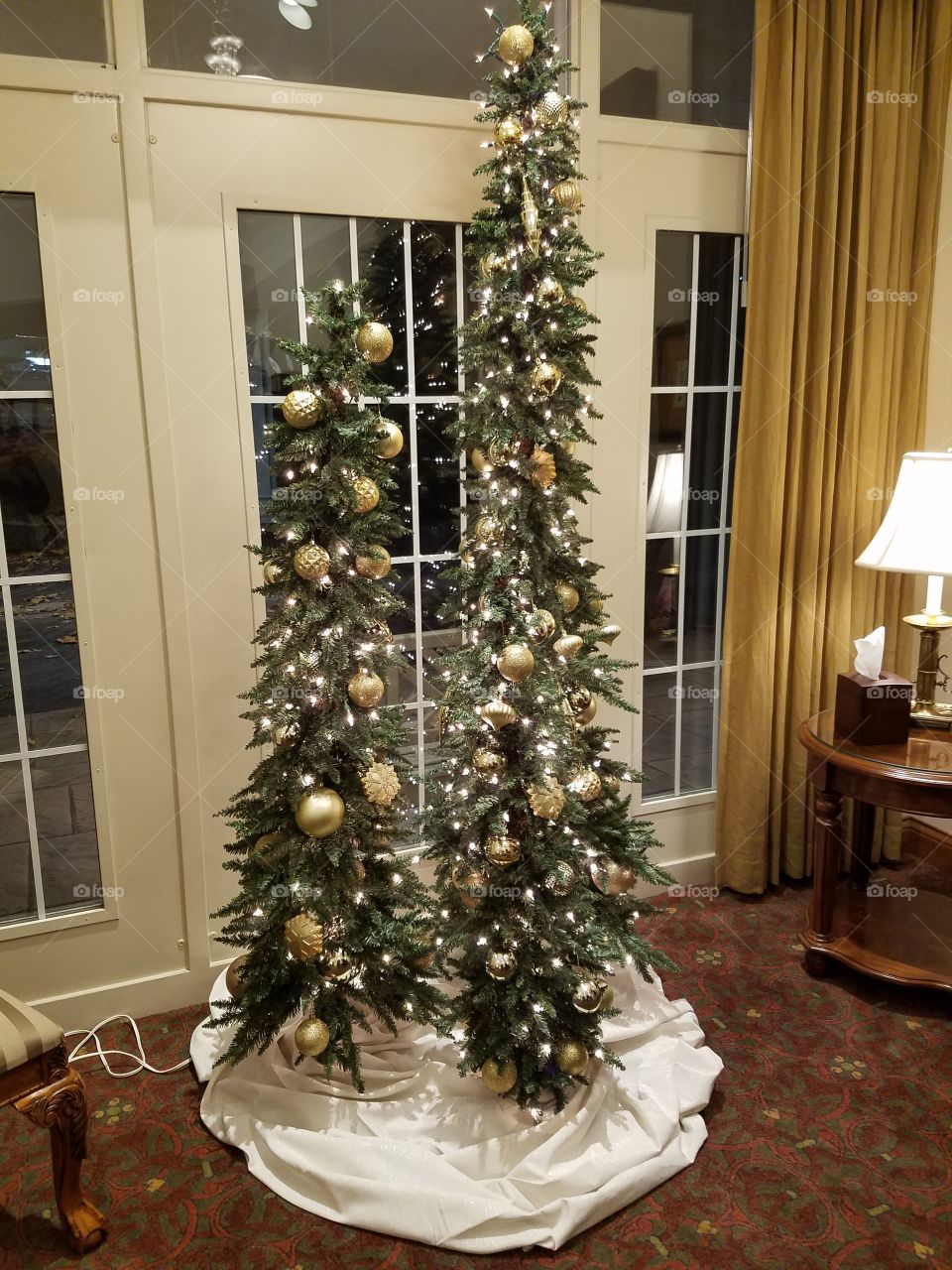 This past Christmas we wanted to do something different with our Christmas tree display. Instead of one, we had three! It was so beautiful!