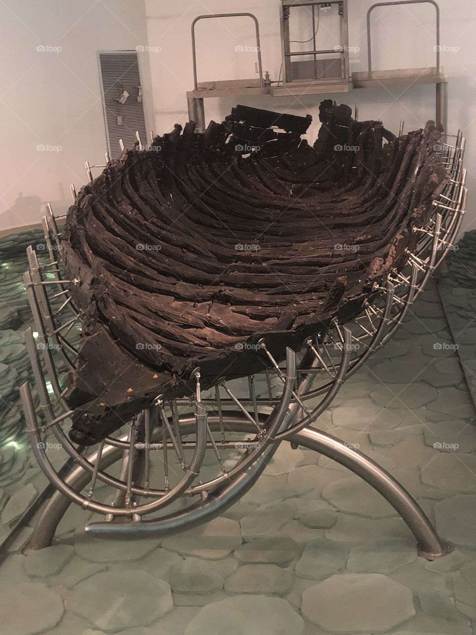 Boat from the days of Jesus in Israel 