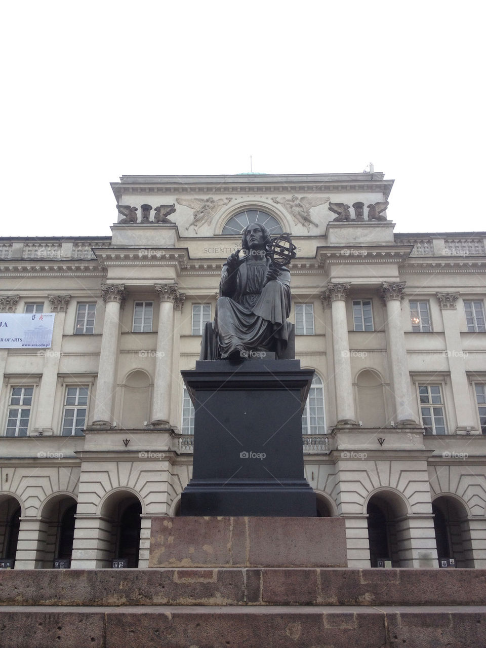 poland monument warsaw science by penguincody